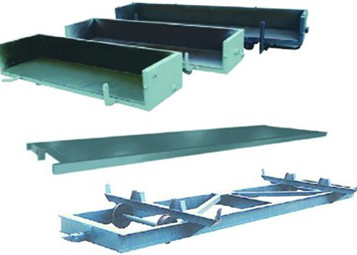 Mold, side plate, steam curing trolley